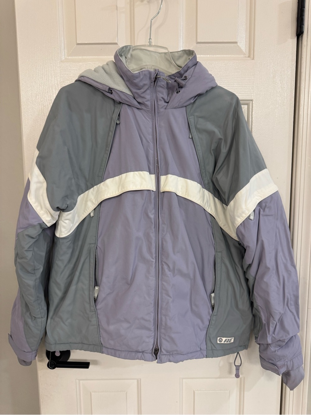 Vintage Y2K American Eagle AE77 Women’s Ski Jacket Purple Gray L